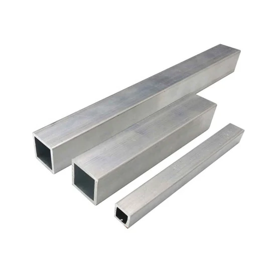 6061 Pequenos Tamanhos Industriais Anodizados Preço de Liga Extrudada Tubo Quadrado Oval Tubo de Alumínio de Metal 2X4